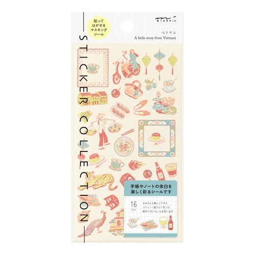 Country Pattern Stickers / MIDORI - Image 10
