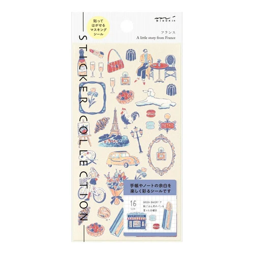 Country Pattern Stickers / MIDORI - Image 4