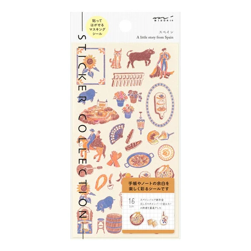 Country Pattern Stickers / MIDORI - Image 5