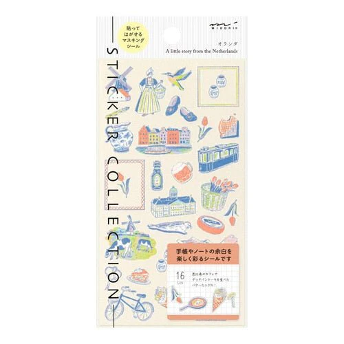 Country Pattern Stickers / MIDORI - Image 7