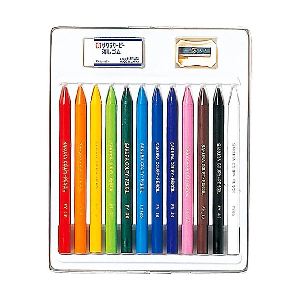 Coupy Pencil Colored Pencil Set / SAKURA - Image 16