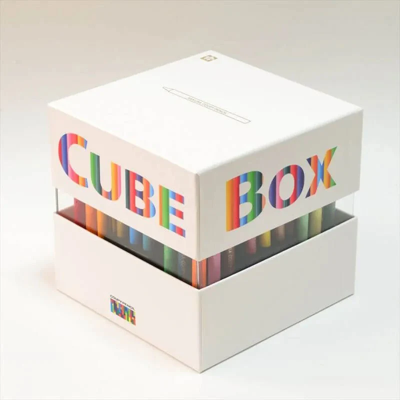 COUPY CRAYON PENCIL Cube Box 72 Colors / SAKURA - Image 3