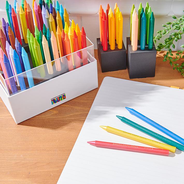 COUPY CRAYON PENCIL Cube Box 72 Colors / SAKURA - Image 7