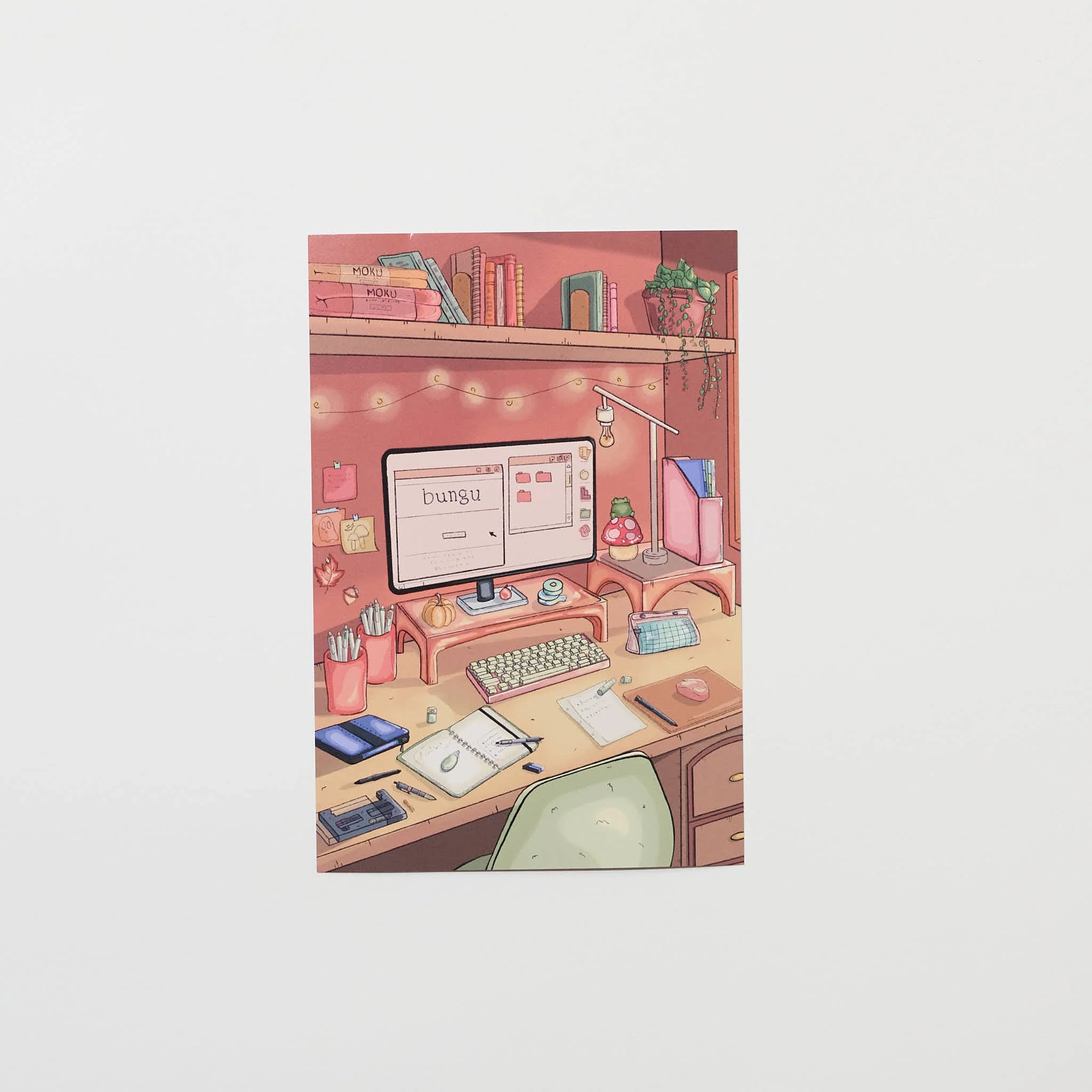 "Cozy Corner" Postcard by Catherine / Bungu - Image 3