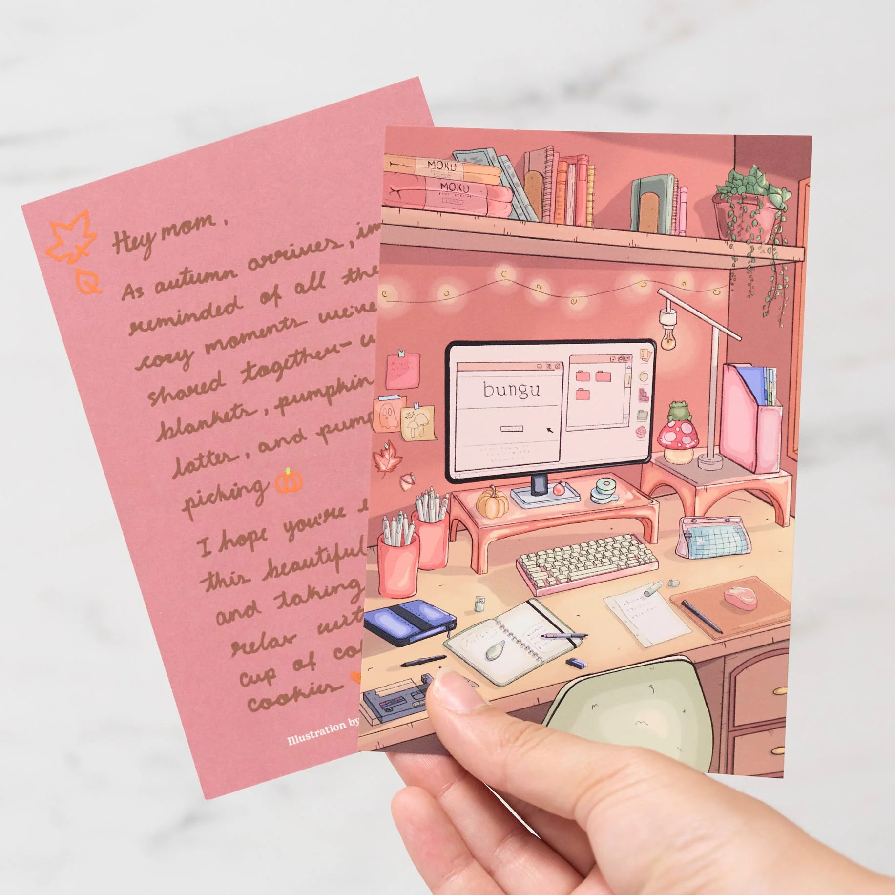 "Cozy Corner" Postcard by Catherine / Bungu - Image 5