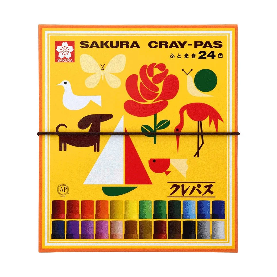 Crepas Large Roll Crayons / SAKURA - Image 5