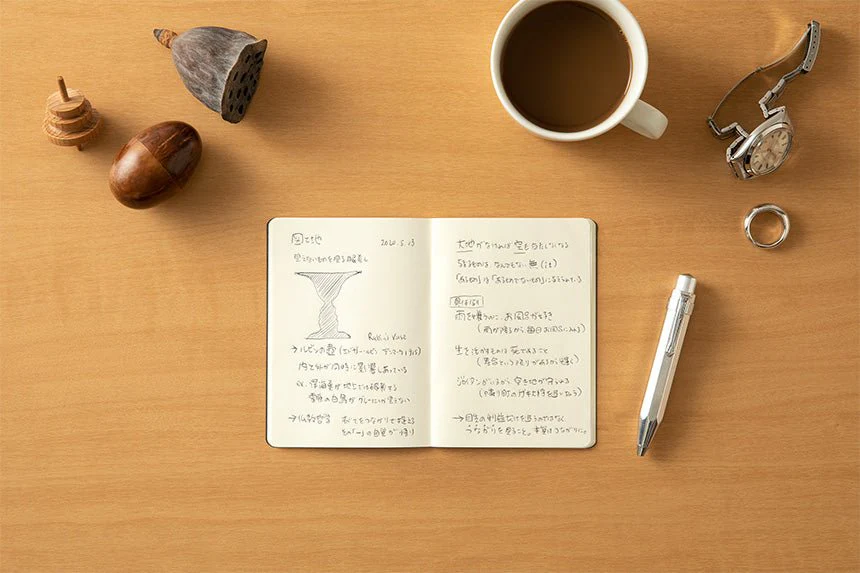 DAILY SKETCH Mini Notebook B7 Black & White / TOUCH & FLOW - Image 7
