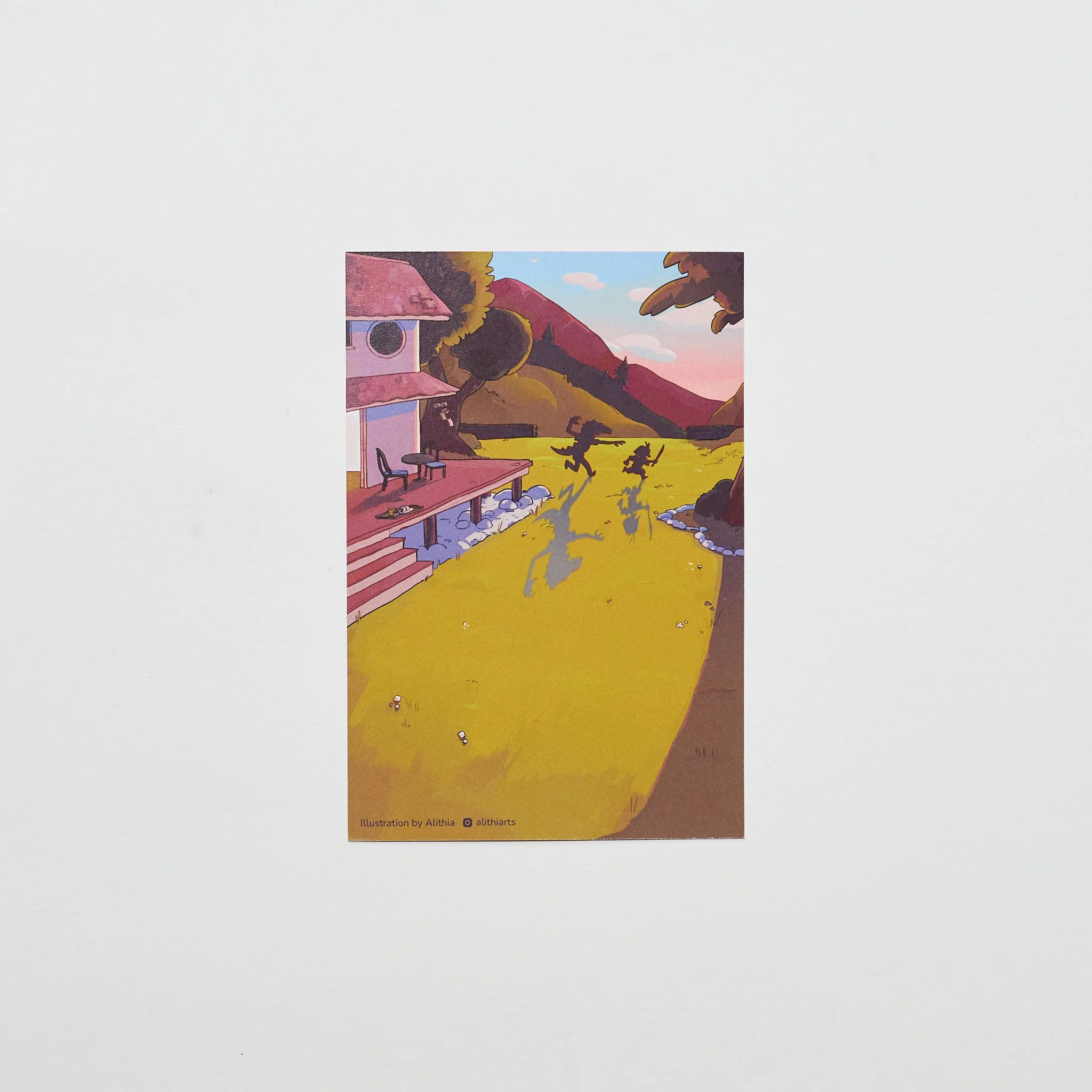 "Dear Dad" Postcard by Alithia / Bungu - Image 5