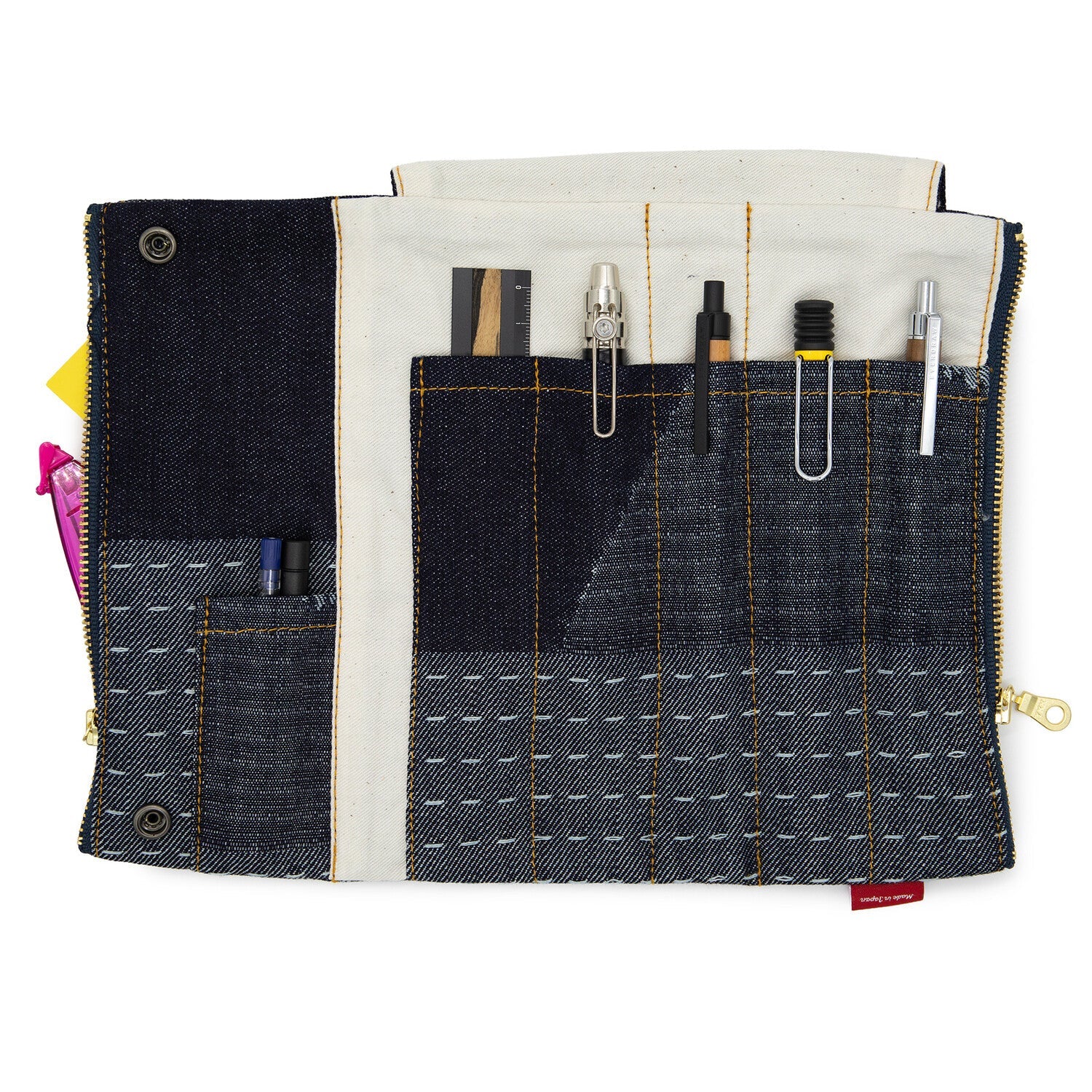 Denim Bendy Pen Case Essential / Luddite - Image 10