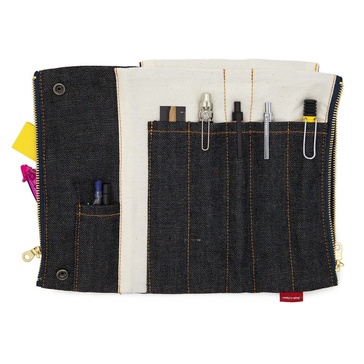 Denim Bendy Pen Case Essential / Luddite - Image 15