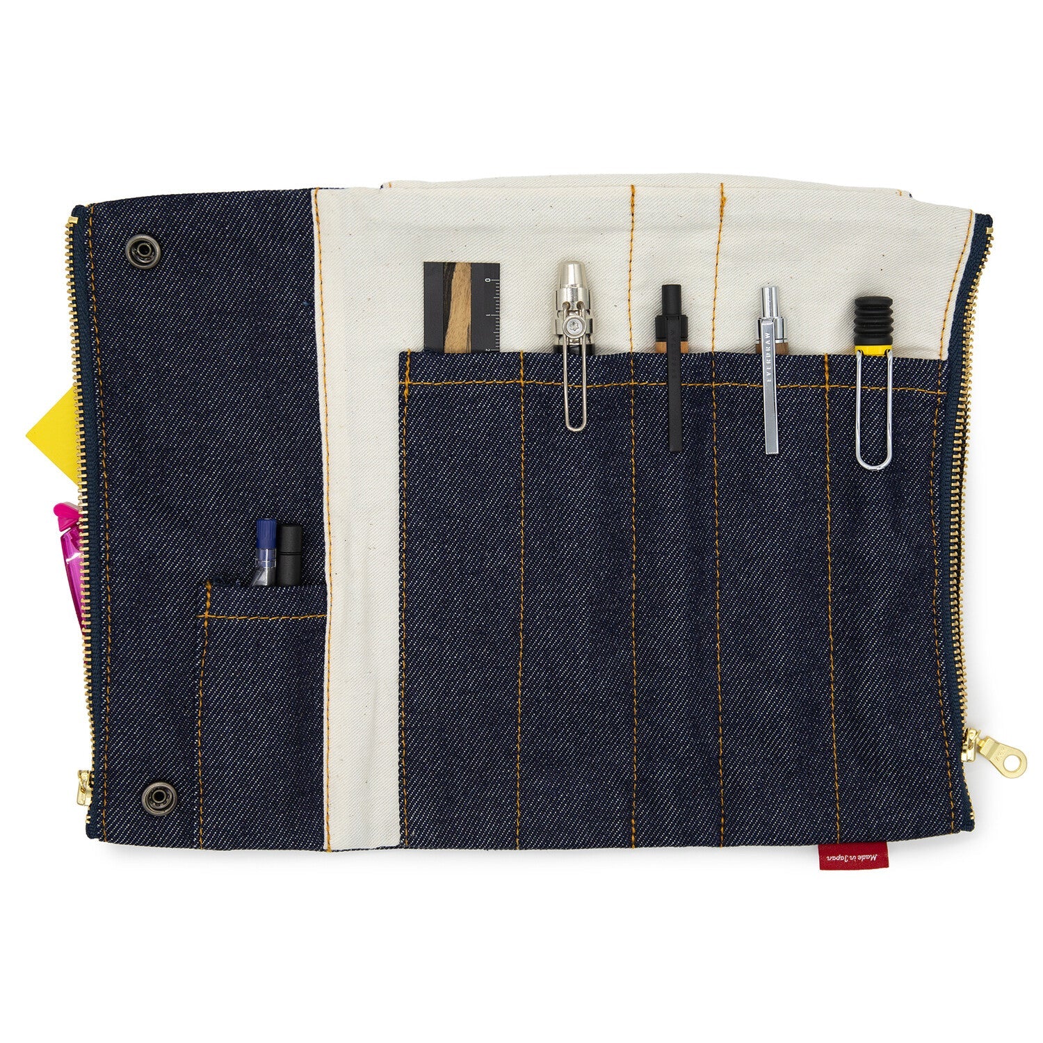 Denim Bendy Pen Case Essential / Luddite - Image 4