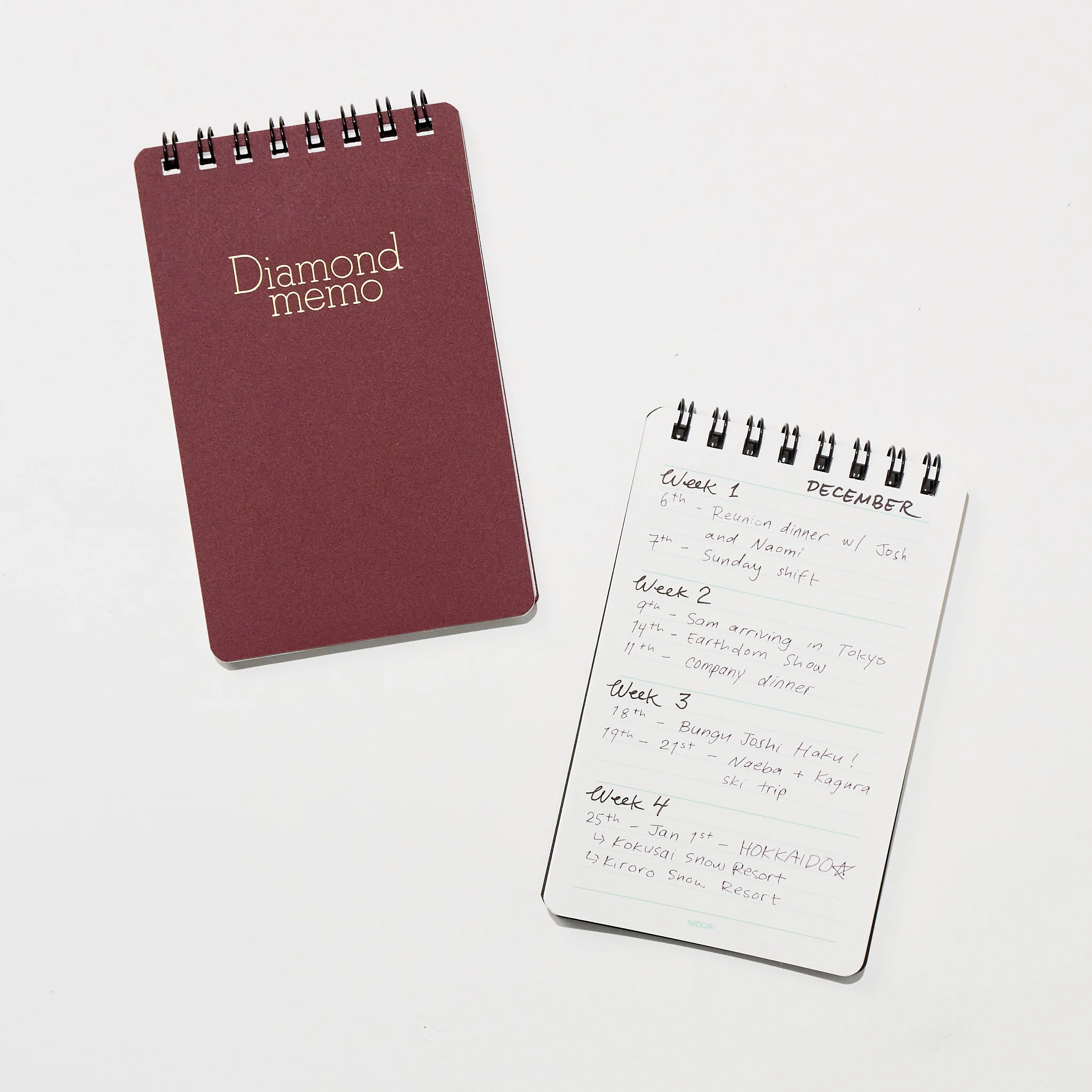Diamond Memo Notepad / MIDORI - Image 8