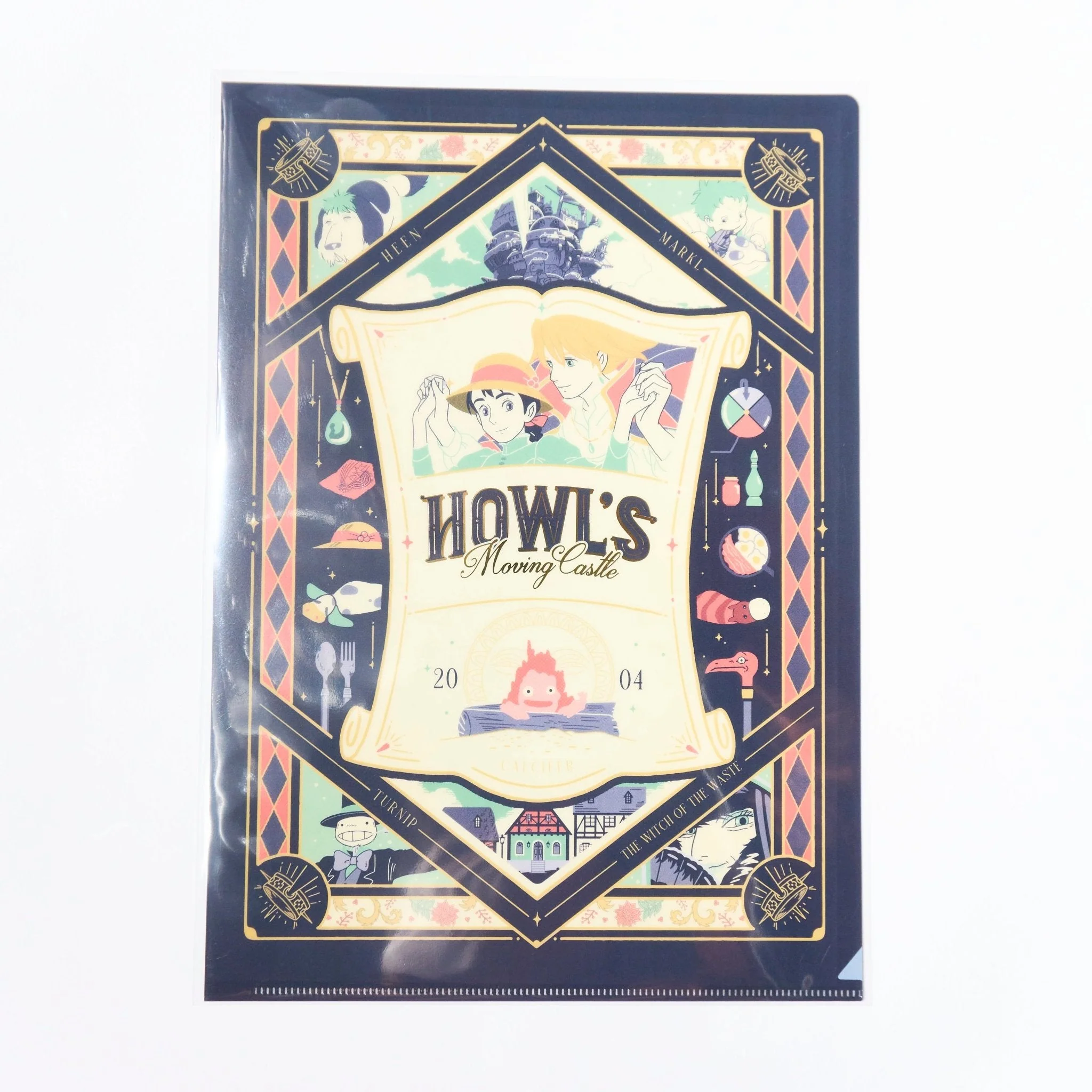 Studio Ghibli Retro Frame A4 Clear File Folder / Movic - Image 5