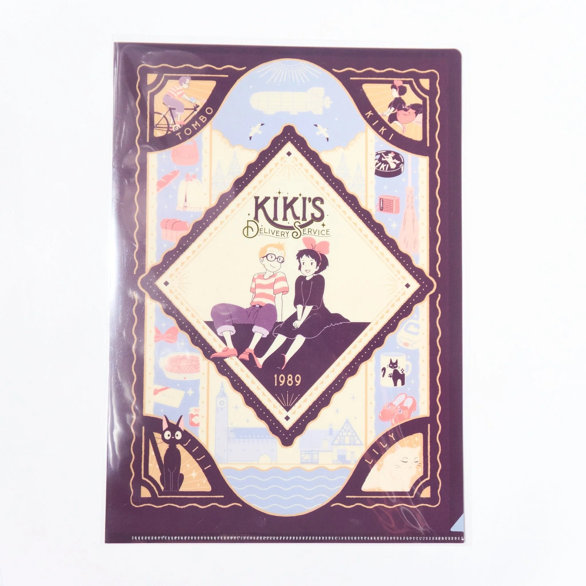 Studio Ghibli Retro Frame A4 Clear File Folder / Movic - Image 6