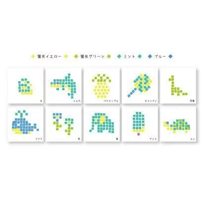 dot e pen Square Marker 4 Color Set / Sun-Star - Image 4