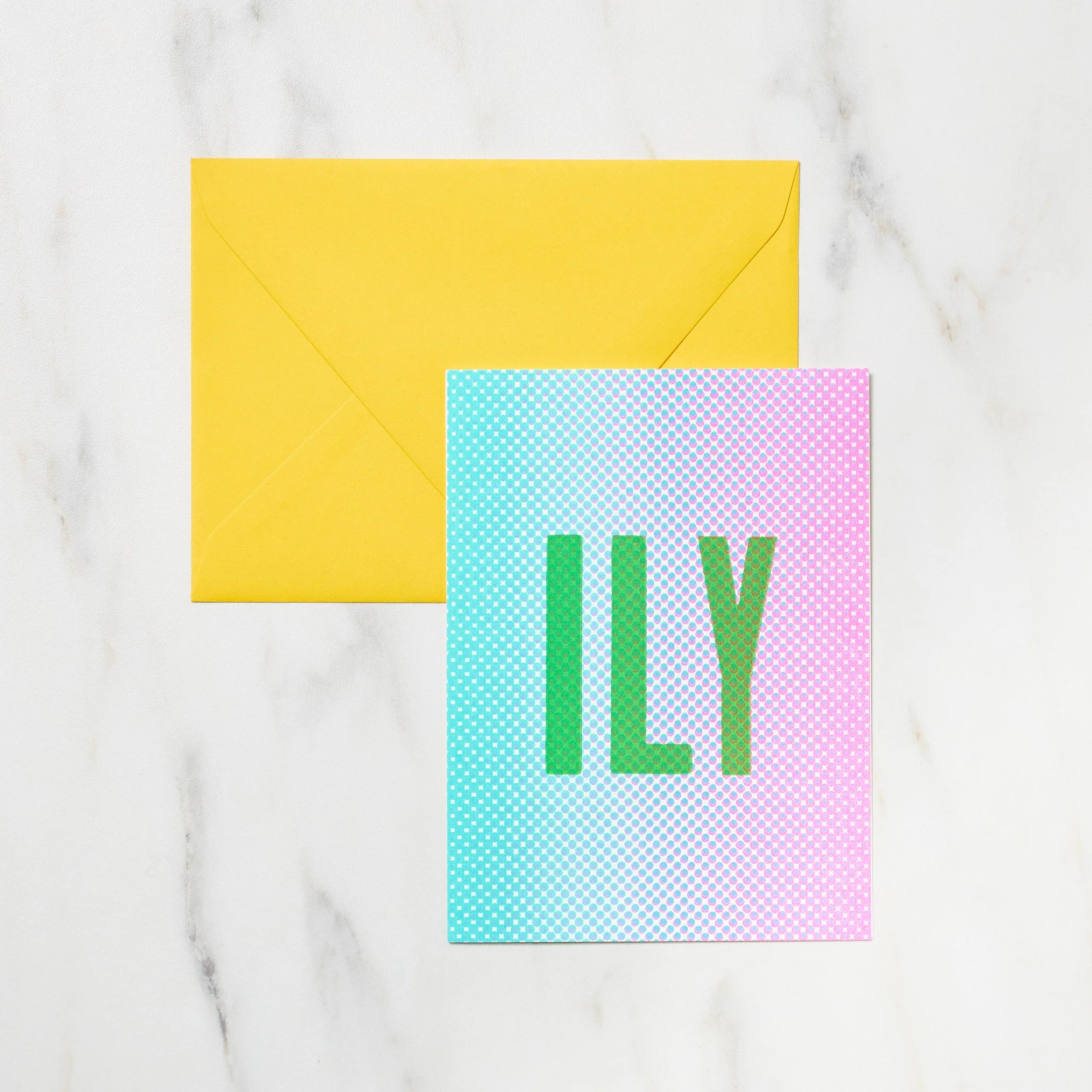 DOT ILY Card / Letterpress Letters - Image 3