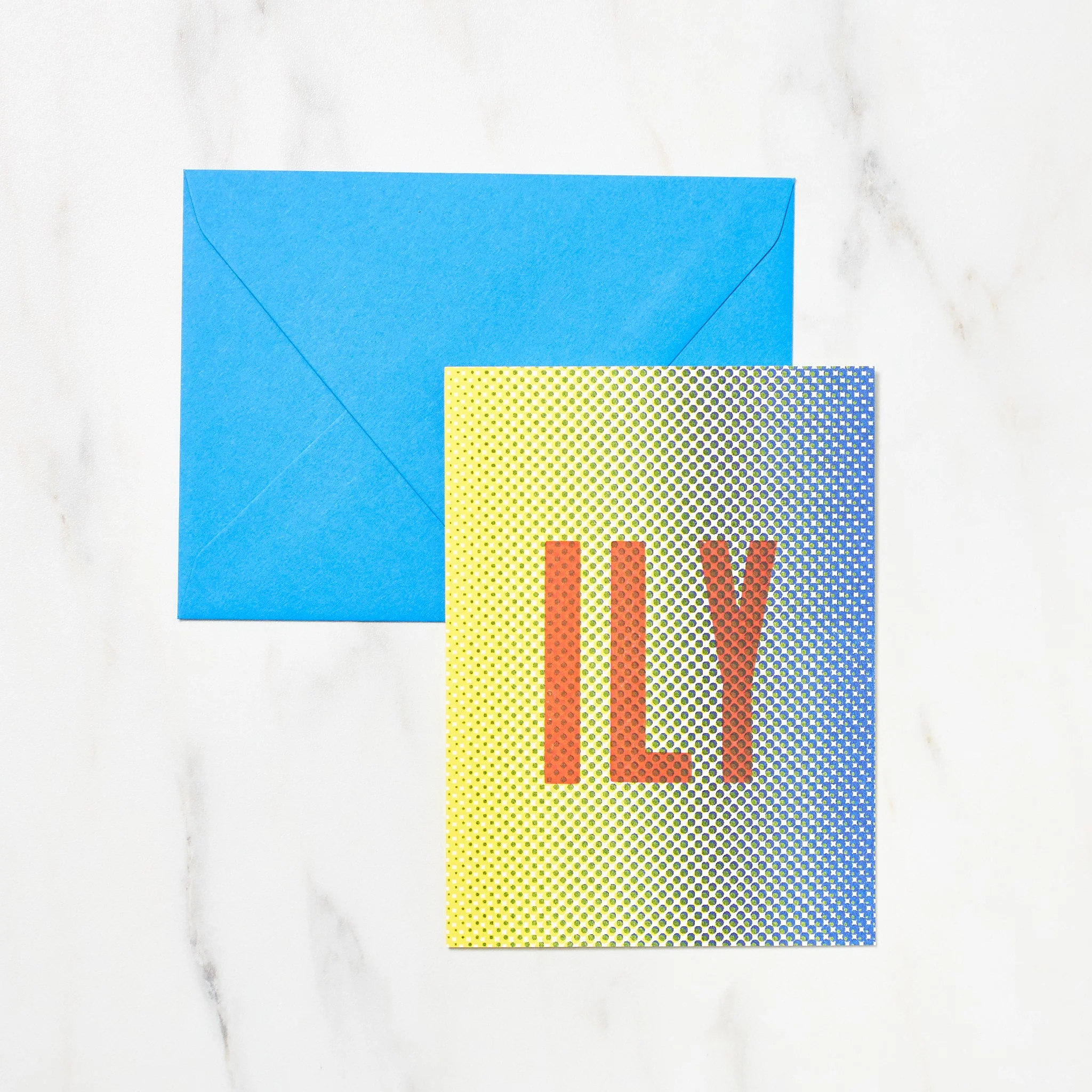 DOT ILY Card / Letterpress Letters - Image 4