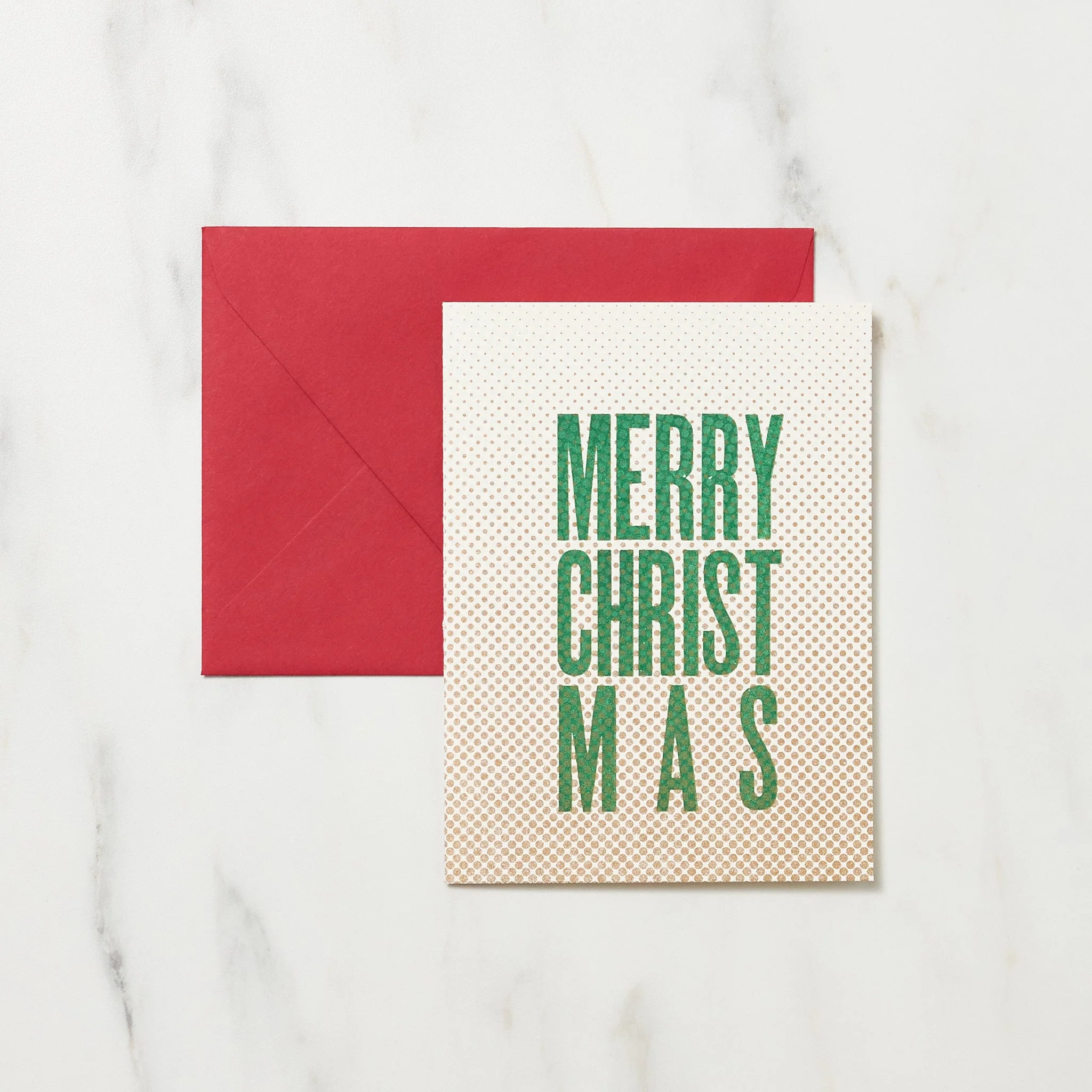 DOT Merry Christmas Card / Letterpress Letters - Image 2