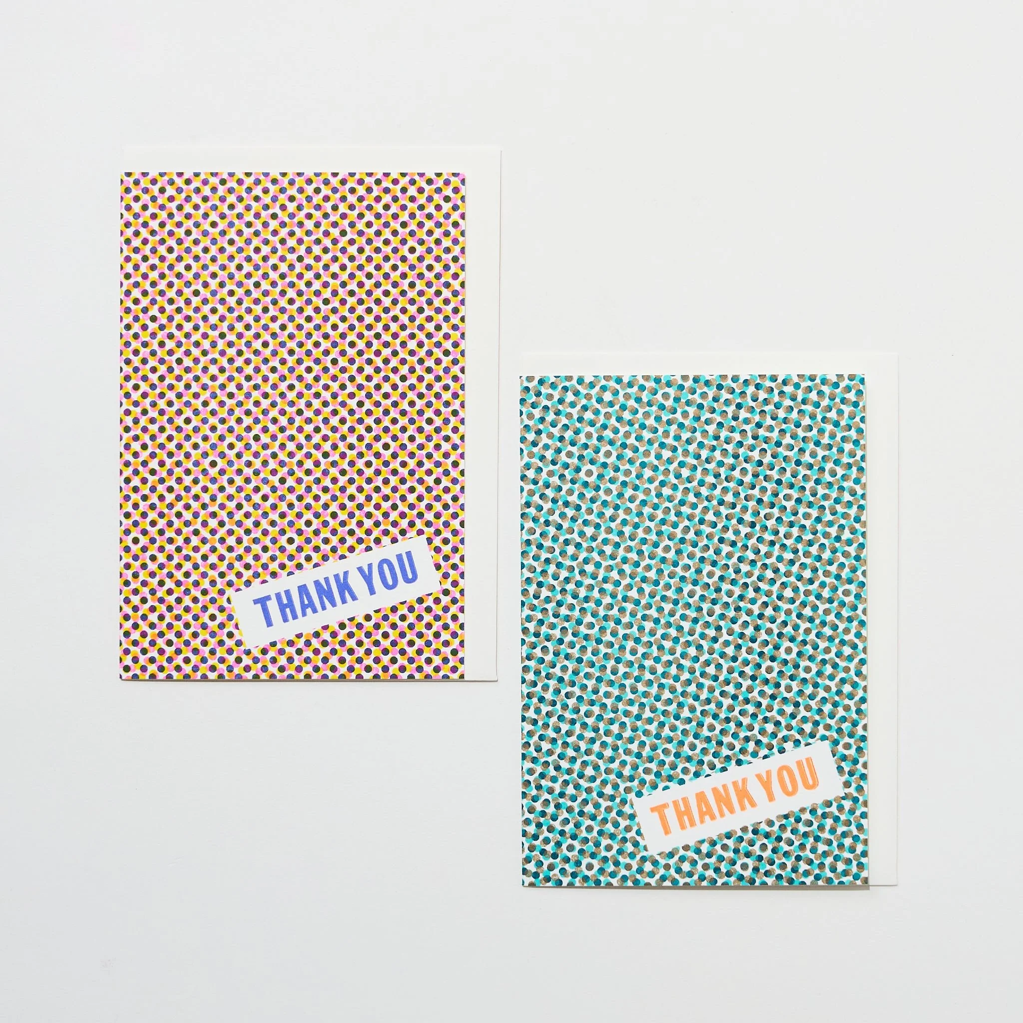 DOT Thank You Card / Letterpress Letters