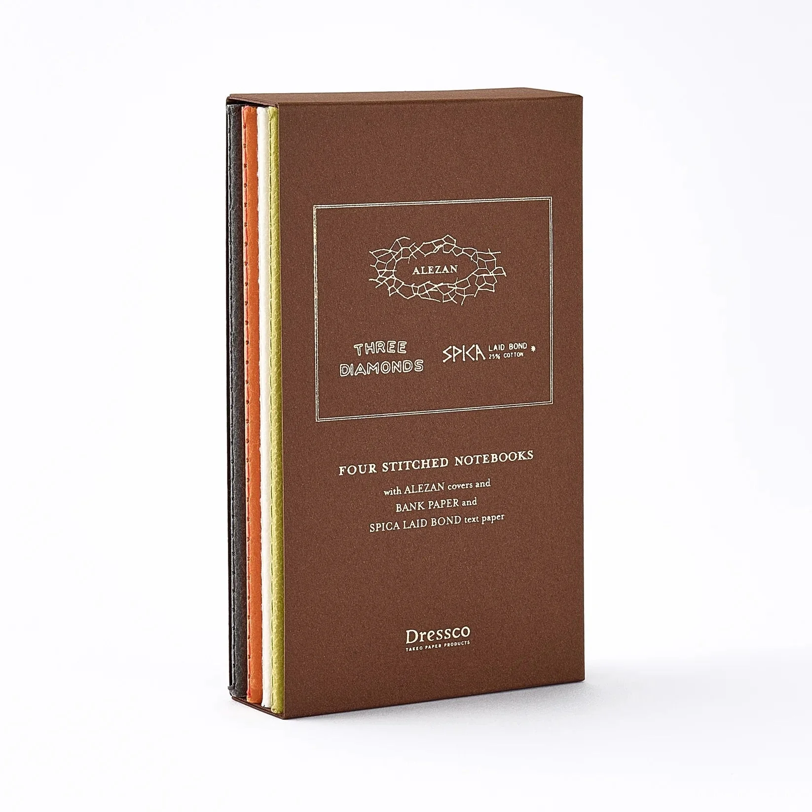 Dressco Alezan Stitch Notebook Bookcase Set / TAKEO PAPER PRODUCTS