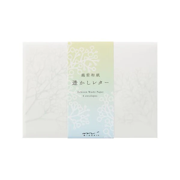 Echizen Washi Paper Envelope / MIDORI - Image 3