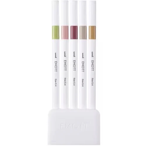 EMOTT Markers 5 Color Set / uni Mitsubishi Pencil - Image 10