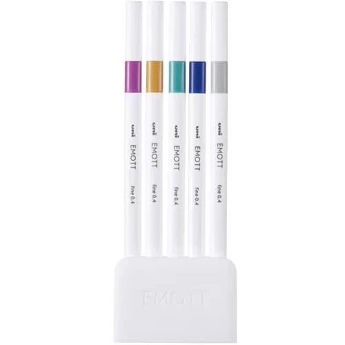 EMOTT Markers 5 Color Set / uni Mitsubishi Pencil - Image 12