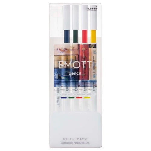EMOTT Mechanical Pencil 4 Color Set / uni Mitsubishi Pencil - Image 3