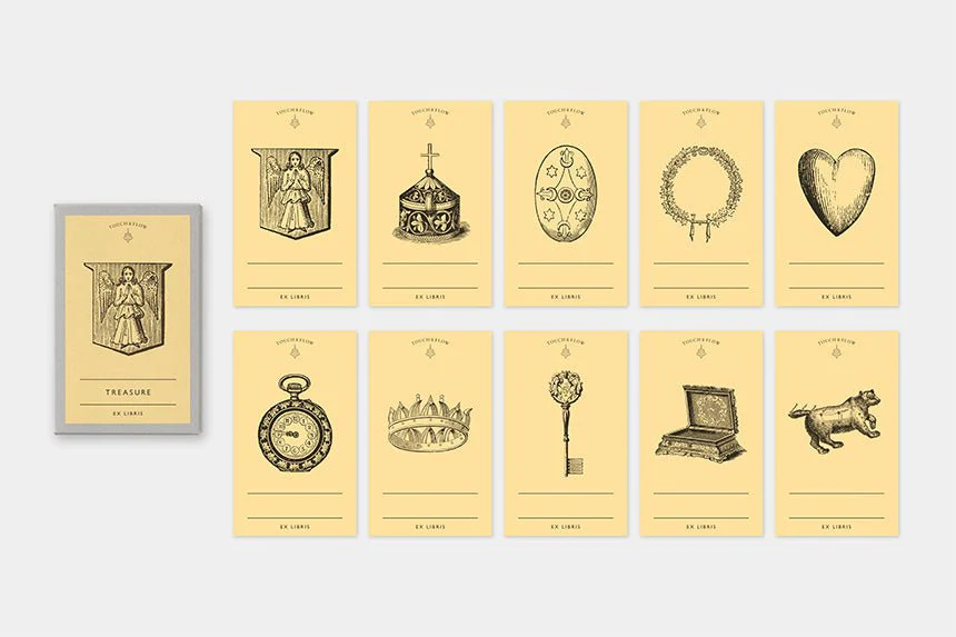 Ex Libris Bookplate Sticker Series / TOUCH & FLOW - Image 15