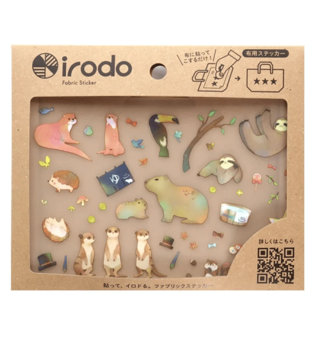 Fabric Sticker Set Animals / irodo - Image 2