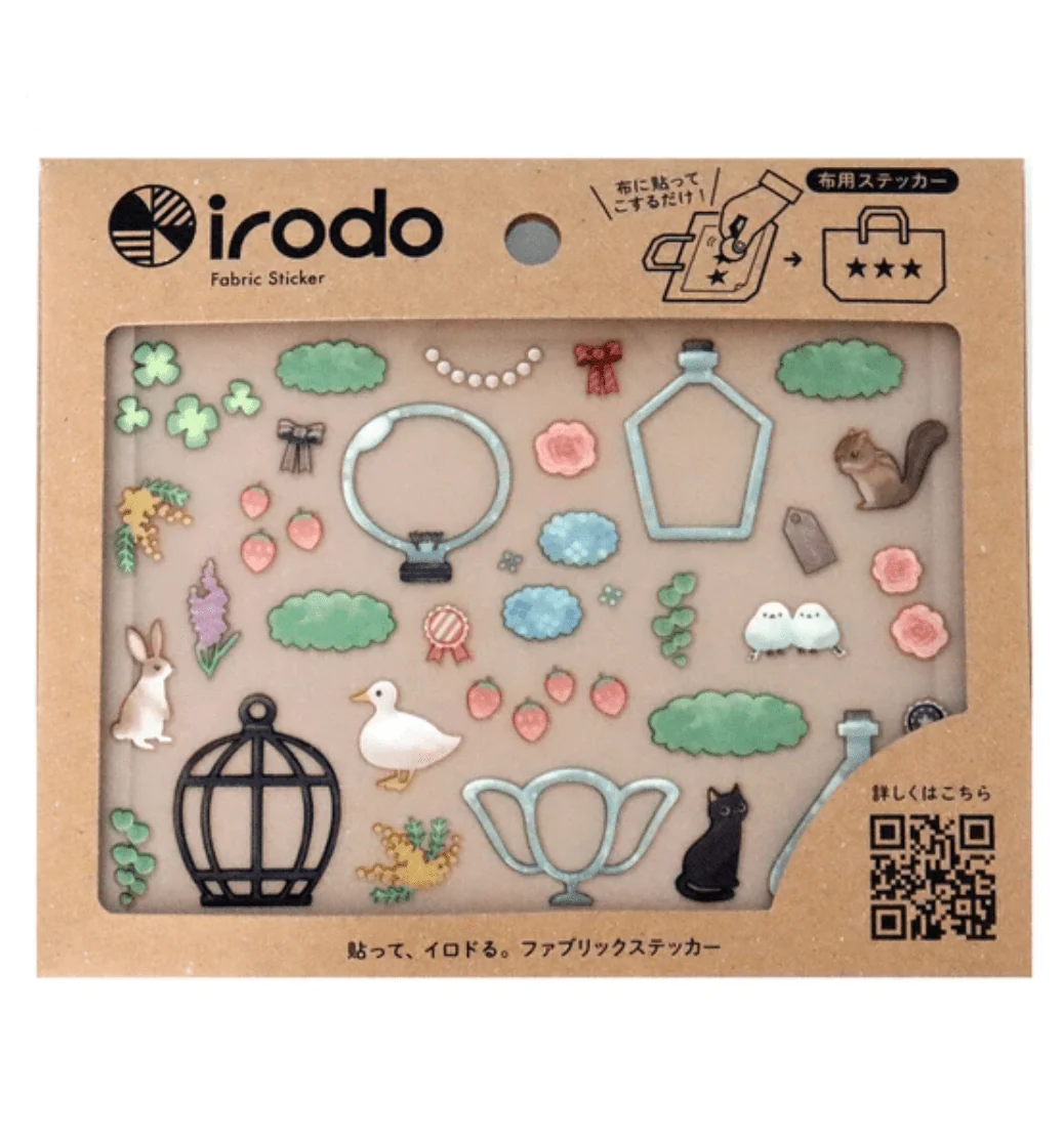 Fabric Sticker Set Animals / irodo - Image 3