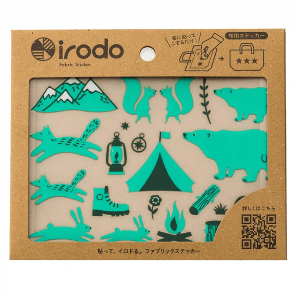 Fabric Sticker Set Camp / irodo - Image 2