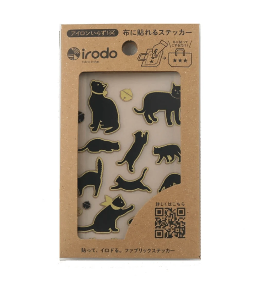 Fabric Sticker Set Cat 2 / irodo - Image 3