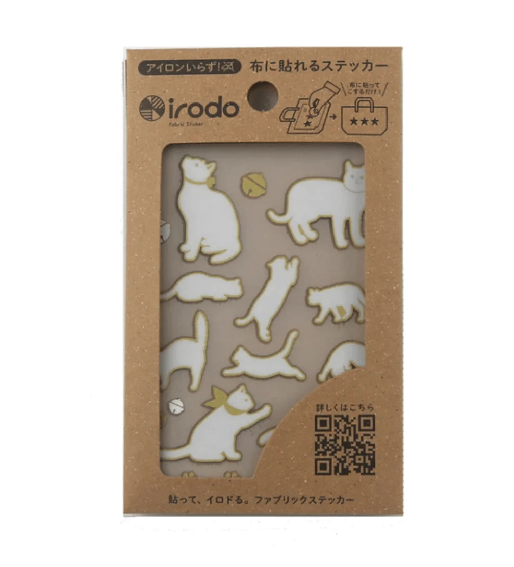 Fabric Sticker Set Cat 2 / irodo - Image 4