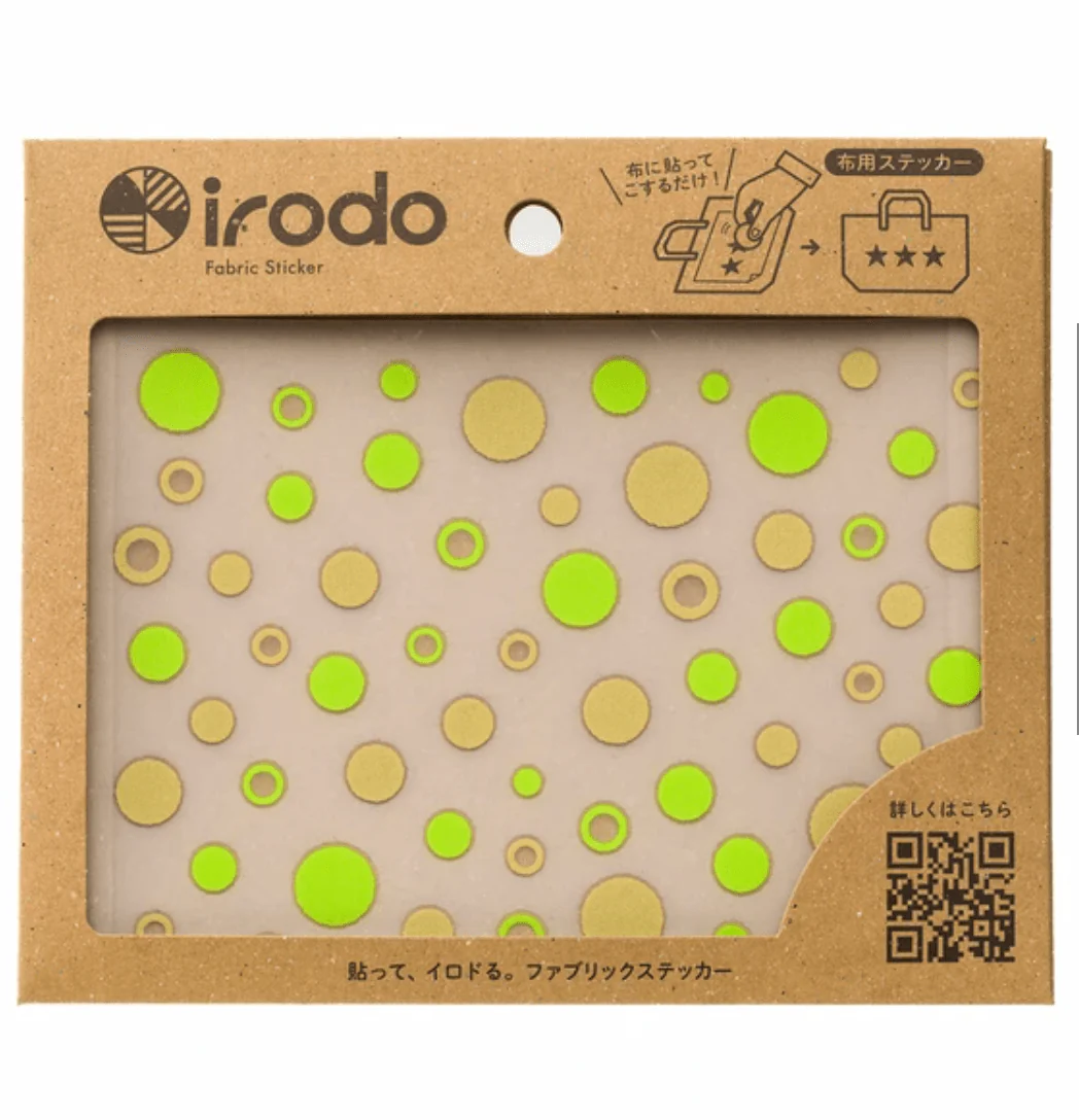 Fabric Sticker Set Shower Dot / irodo