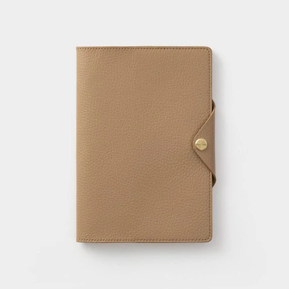 Flat Sketch B6 Slim Notebook & Planner Leather Cover / TOUCH & FLOW