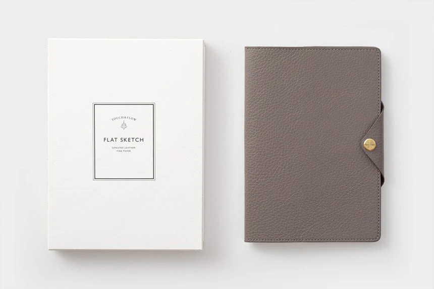 Flat Sketch B6 Slim Notebook & Planner Leather Cover / TOUCH & FLOW - Image 15