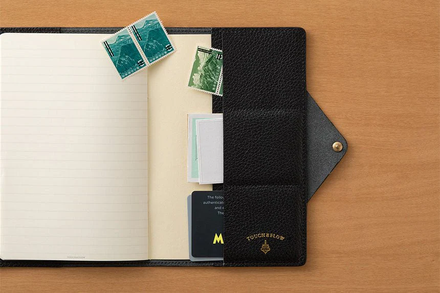 Flat Sketch B6 Slim Notebook & Planner Leather Cover / TOUCH & FLOW - Image 6