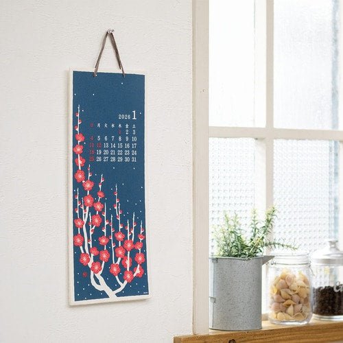 Floral Echizen Washi Paper Calendar 2026 / MIDORI - Image 12
