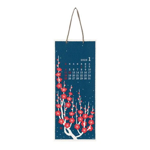 Floral Echizen Washi Paper Calendar 2026 / MIDORI - Image 9