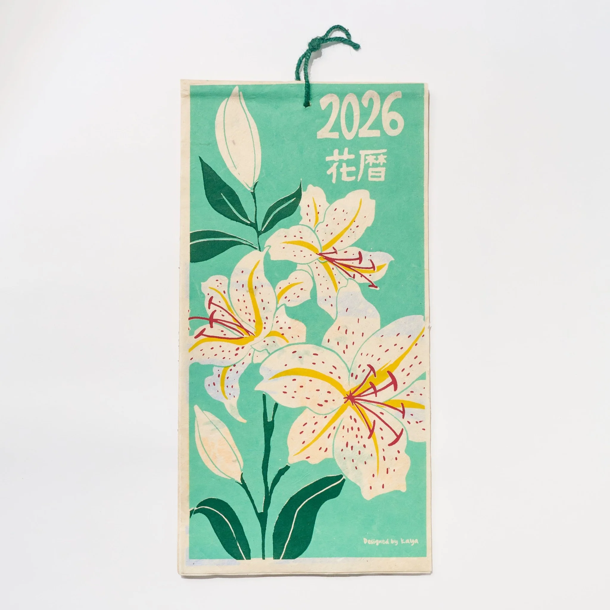 Flower Calendar 2026 Designed by Kaya / Amina Collection Co., Ltd.
