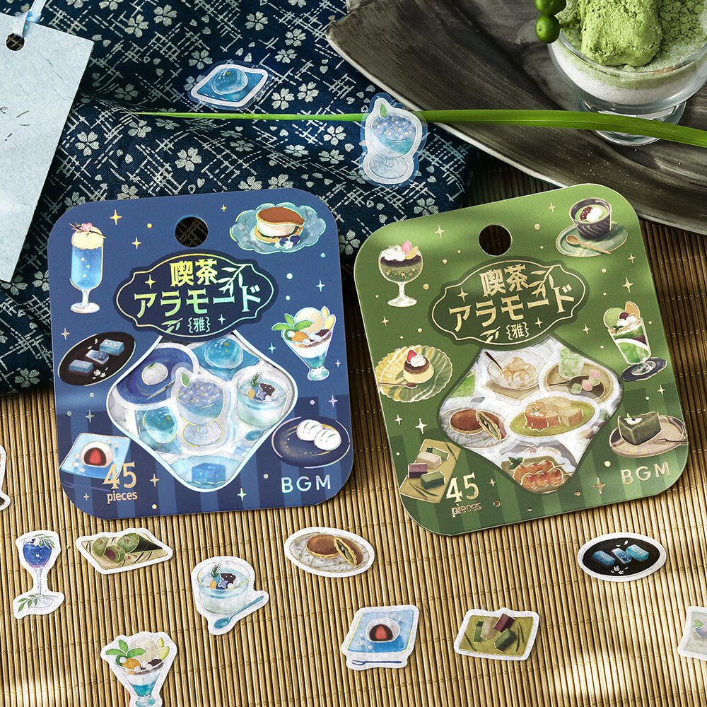 BGM Foil Stamping "Kissa A La Mode: Miyabi" Flake Stickers / BGM - Image 8