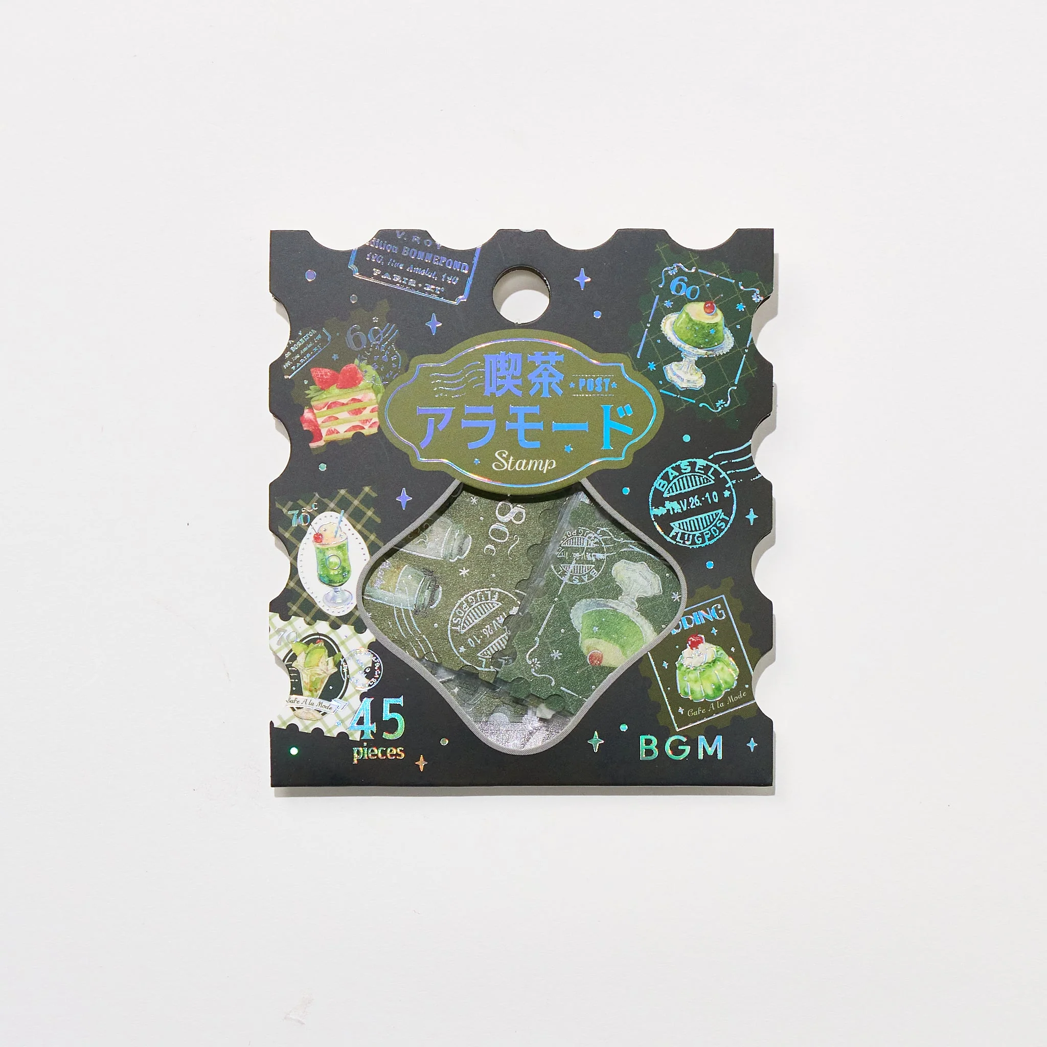 BGM Foil Stamping "Kissa A La Mode: Stamp" Flake Stickers / BGM - Image 8