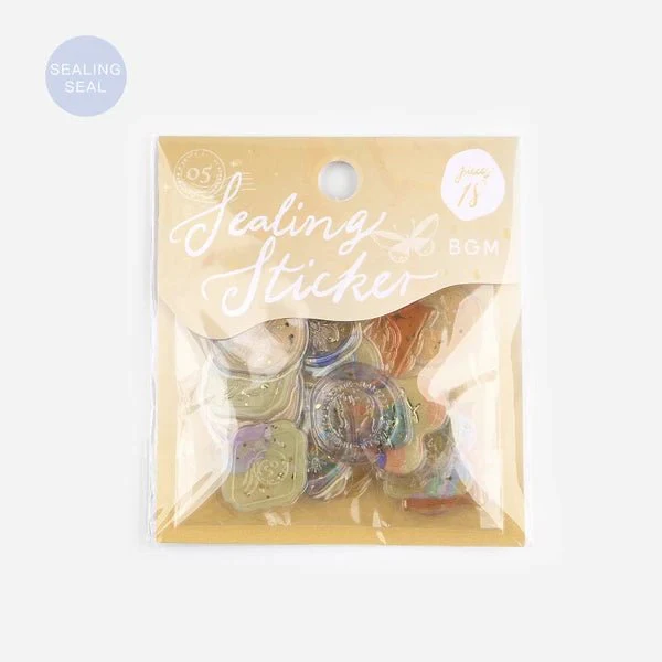 Foil Stamping "Phantom Flower" Sealing Sticker / BGM - Image 4