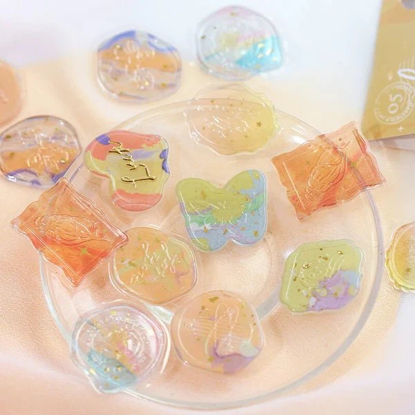Foil Stamping "Phantom Flower" Sealing Sticker / BGM - Image 6
