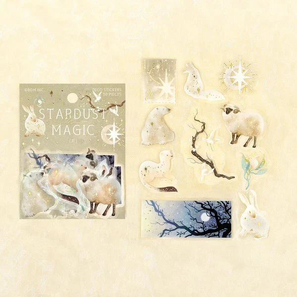 Foil Stamping "Stardust Magic" Clear Stickers / BGM - Image 5