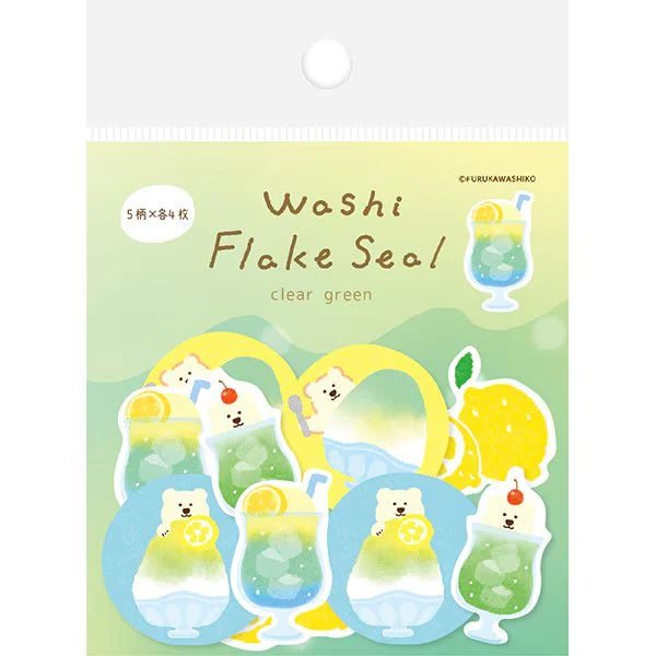 Food Animals Flake Seal Stickers / Furukawa Shiko - Image 2