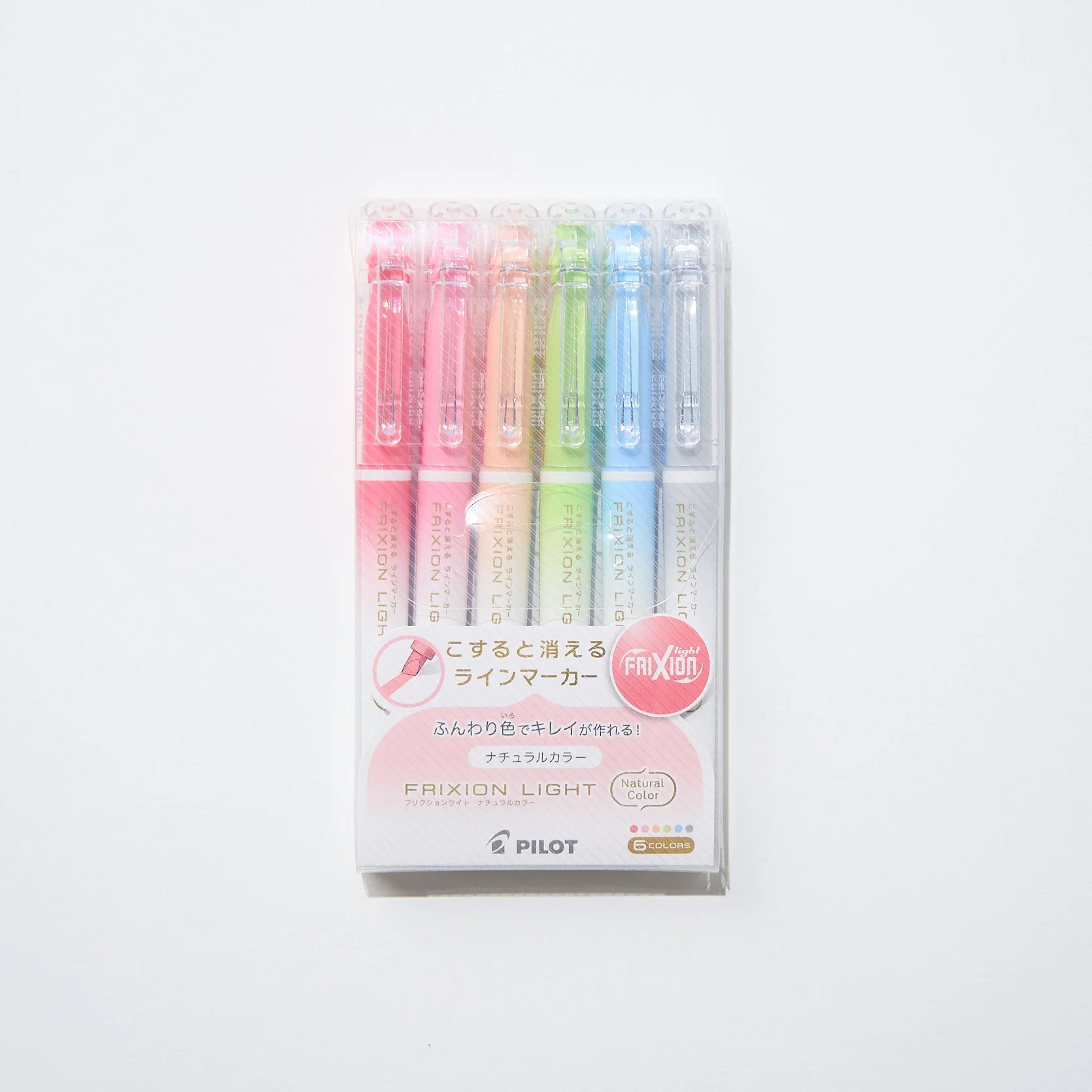 Frixion Light Natural 6 Color Set / Pilot