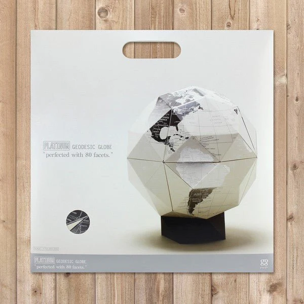 Geodesic Paper Globe Assembling Kit / Marumo Printing - Image 2