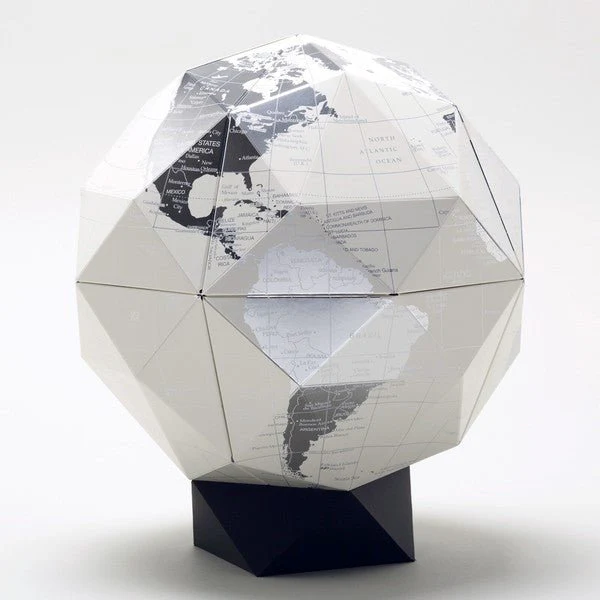 Geodesic Paper Globe Assembling Kit / Marumo Printing - Image 3